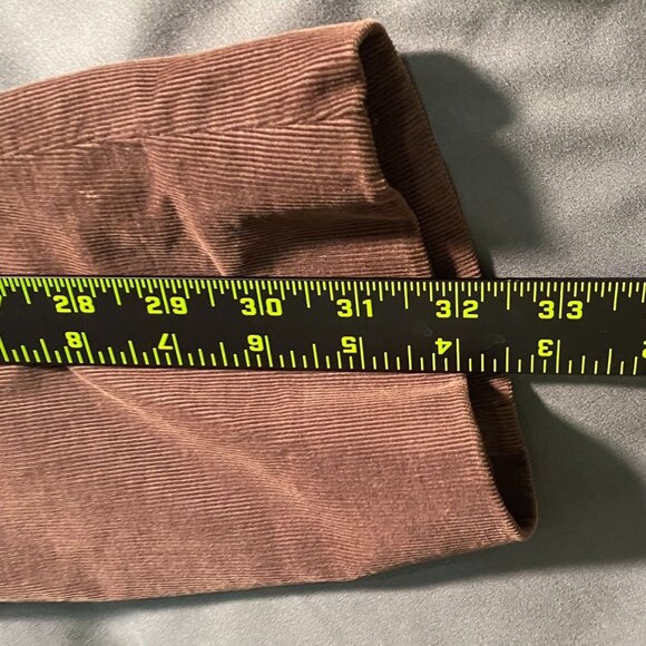 Claiborne Mens Blazer Jacket Size 44R Brown Corduroy Double Button Retro Classic - Picture 8 of 16